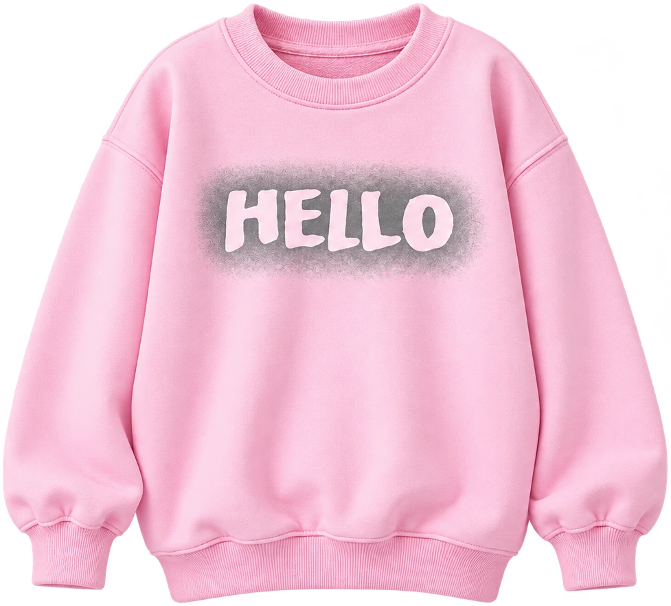 بلوز دورس دخترانه HELLO در دو ترکیب صورتی